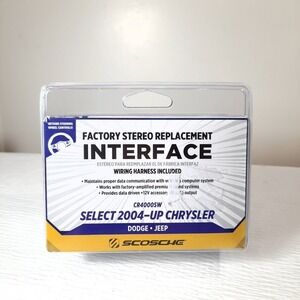 NEW SCOSCHE CR4000SW Car Radio Wiring Harness Interface Steering Wheel Controls